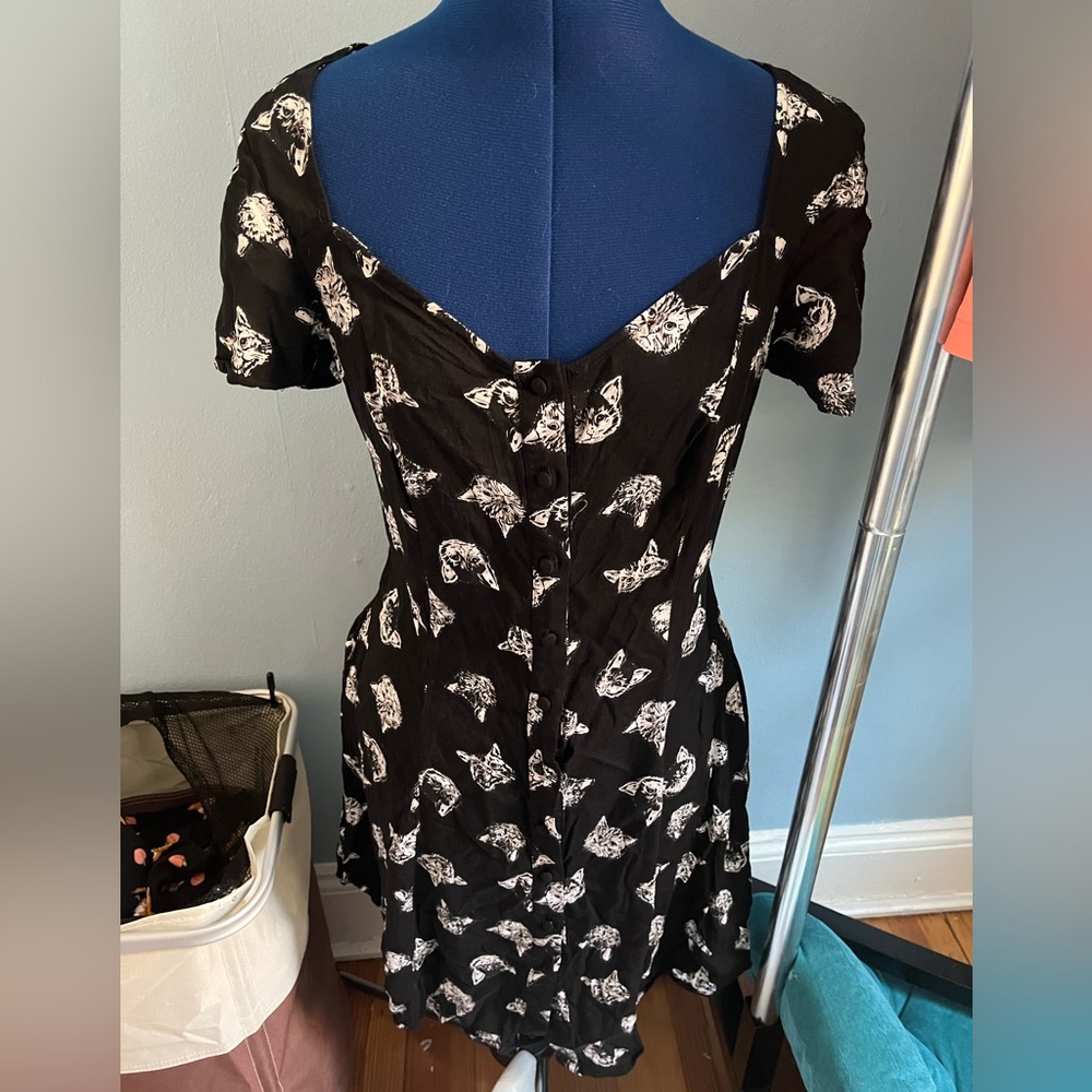 Hot Topic button up cat dress!